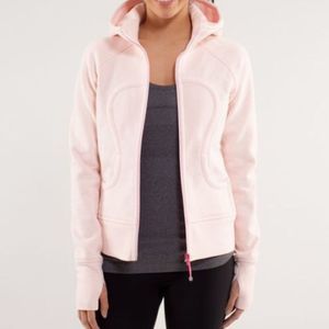 lululemon athletica Light Pink Hooded Zip-Up Jacket